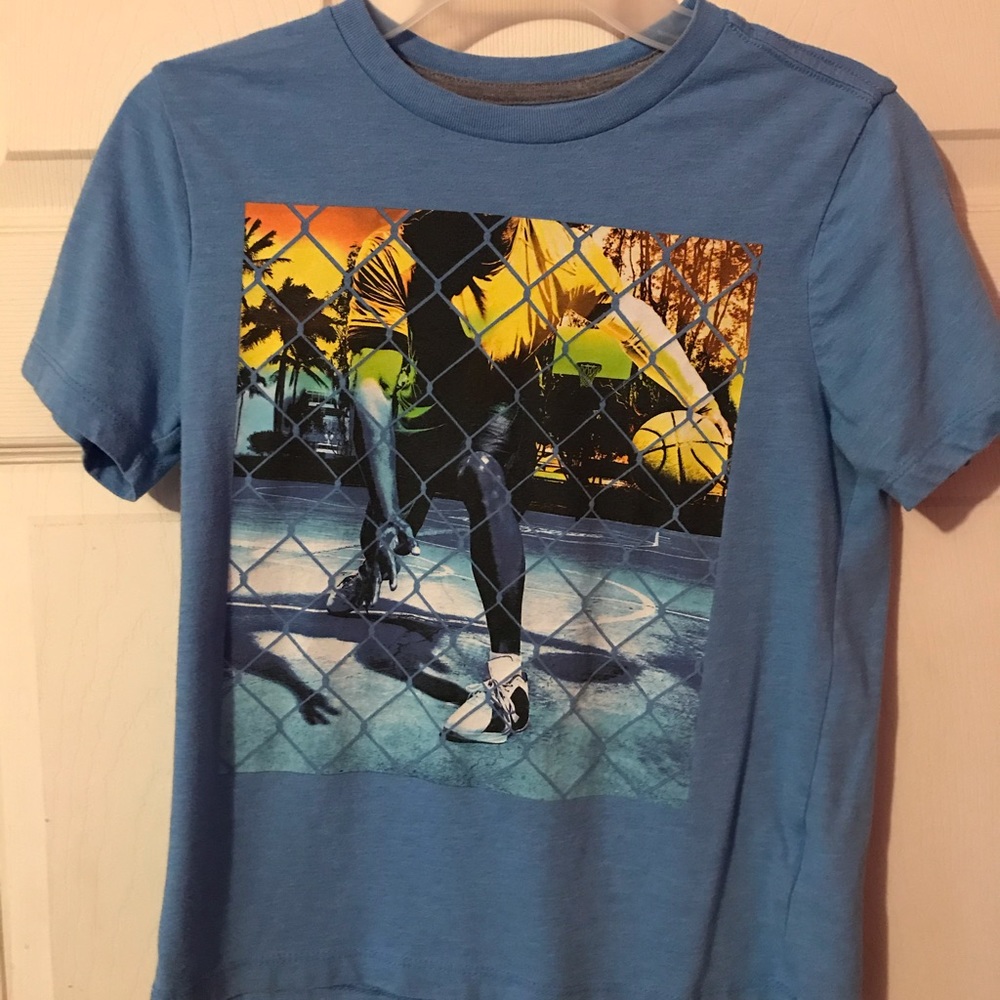 Old Navy Basketball Theme Tee Boys Medium M (8)